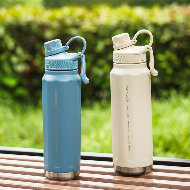 Stainless Steel Portable Large Capacity Water Bottle Outdoor Sports Travel