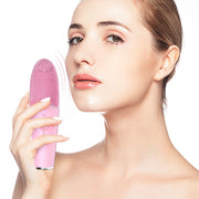 Face-Washing-Machine Vibration Facial-Cleansing-Brush Ultrasonic Skin-Care Silicone Waterproof