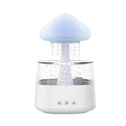 New Arrival Rain Cloud Humidifier Rain Drip Aromatherapy Essential Oil Air Diffuser 450ml 7 Colors Mushroom Humidifier