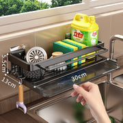 Kitchen Hanging Storage Rack Shelf Towel Sponge Drain