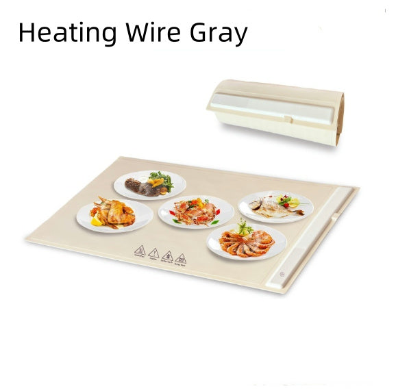 Kitchen Gadget Electric Warming Tray Hot-sale Graphene Vegetable Heating Hot Cutting Board Household Multi-functional Thermal Insulation