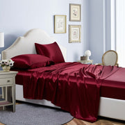 Bedding Solid Color Bed Sheet Fitted Sheet Four-piece Set