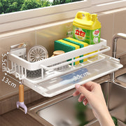 Kitchen Hanging Storage Rack Shelf Towel Sponge Drain